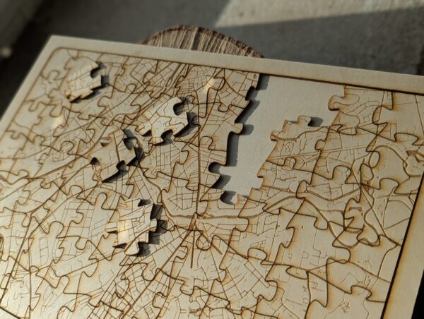 Puzzle 20x30cm en bois personnalisable – Image 3