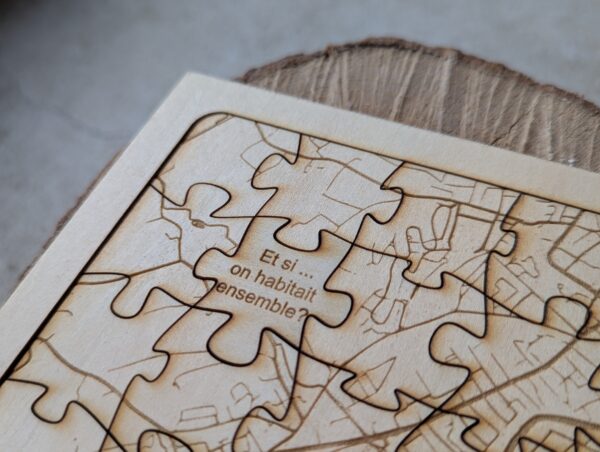 Puzzle 20x30cm en bois personnalisable – Image 8