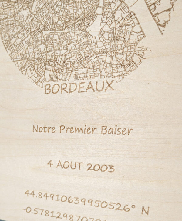 Panneau Bois gravé et personnalisé – Image 3