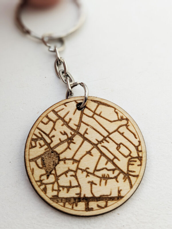 Porte clé Carte personnalisé